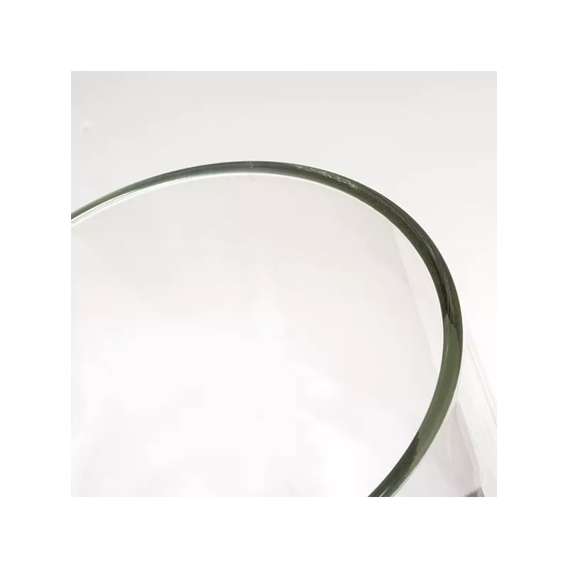 Modèle à poser rond Twister sur pied Couleur Inox brossé