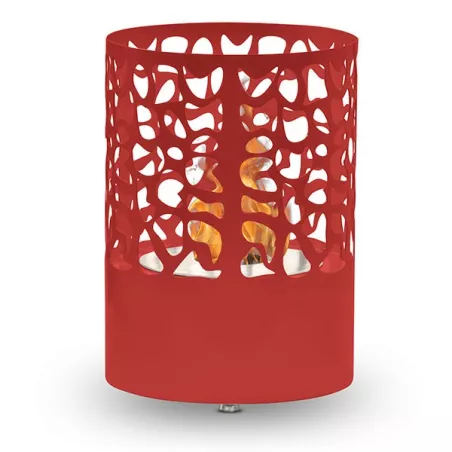 Chauffage d'appoint éthanol à poser Acapulco Couleur Rouge
