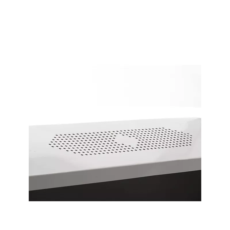 Comète White 2-Burner Wall-Mounted Fireplace Colour White