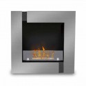 Cheminée murale inox Quadrinox Couleur Inox brossé