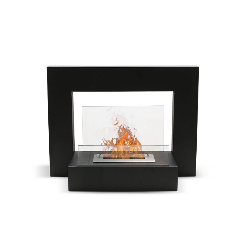 Chauffage ethanol design Lungo Couleur Noir Brûleur 1.5L/3kW
