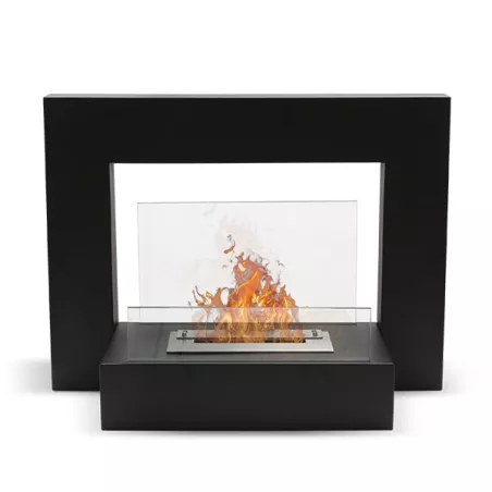 Chauffage ethanol design Lungo Couleur Noir Brûleur 1.5L/3kW