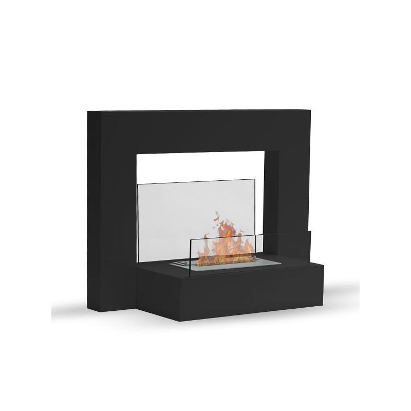 Chauffage ethanol design Lungo Couleur Noir Brûleur 1.5L/3kW