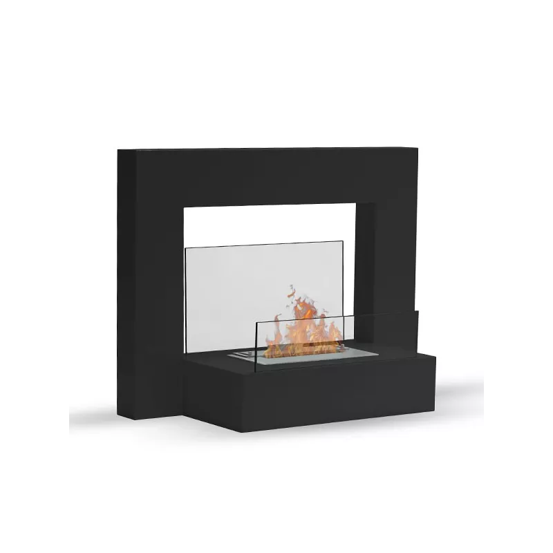 Chauffage ethanol design Lungo Couleur Noir Brûleur 1.5L/3kW