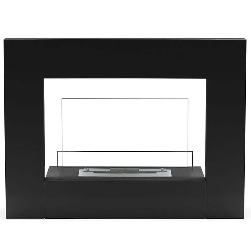 Chauffage ethanol design Lungo Couleur Noir Brûleur 1.5L/3kW