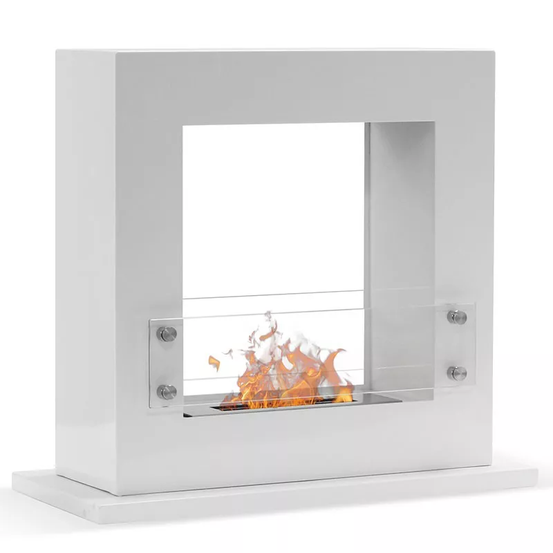 Chauffage d'appoint bio sur pied 3kW Arche Couleur Blanc