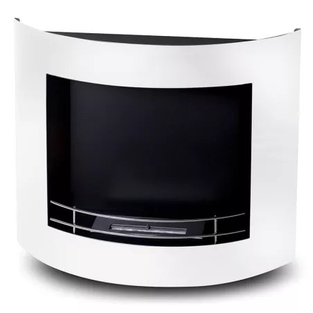 Harmonie 3 kW Open Wall-Mounted Stove Colour White Burner 2.2L/4kW