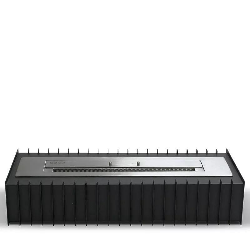 Relancer un âtre à bois avec une cheminée bio - Grate Couleur Noir