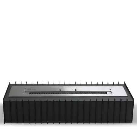 Relancer un âtre à bois avec une cheminée bio - Grate Couleur Noir