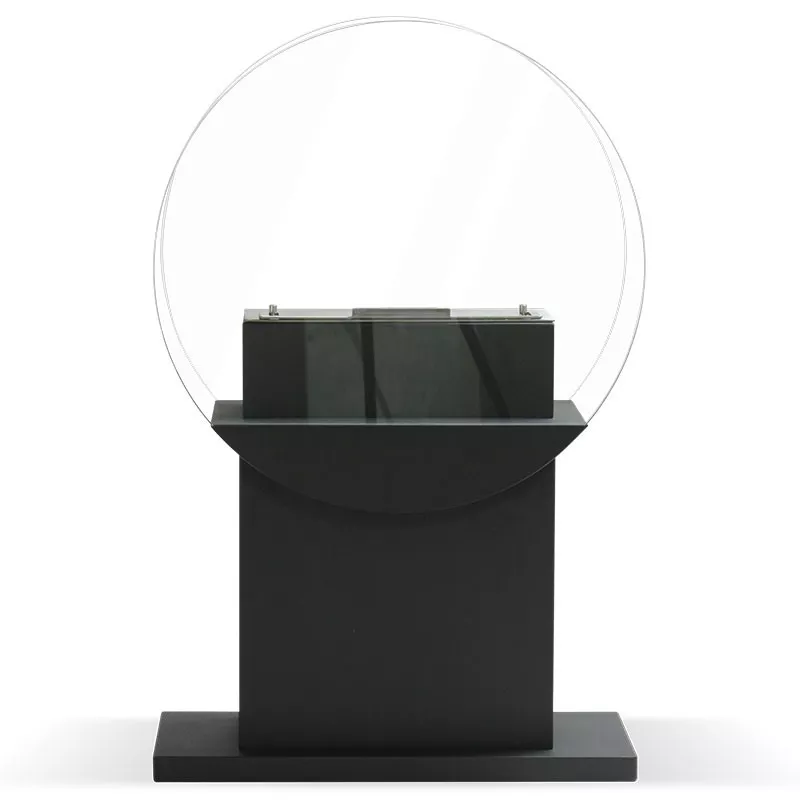 Cheminée bio éthanol sur pied Fluvia Couleur Noir