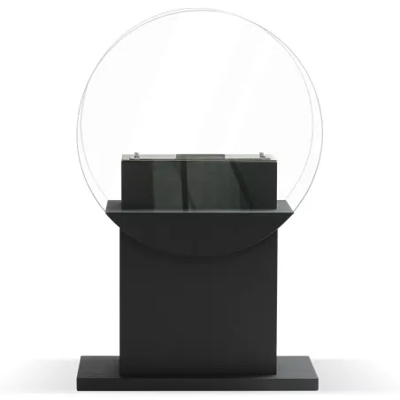Cheminée bio éthanol sur pied Fluvia Couleur Noir