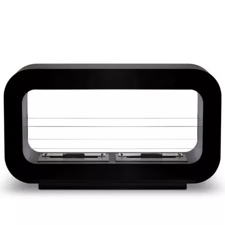 Fireplace with two burners Colour Black
