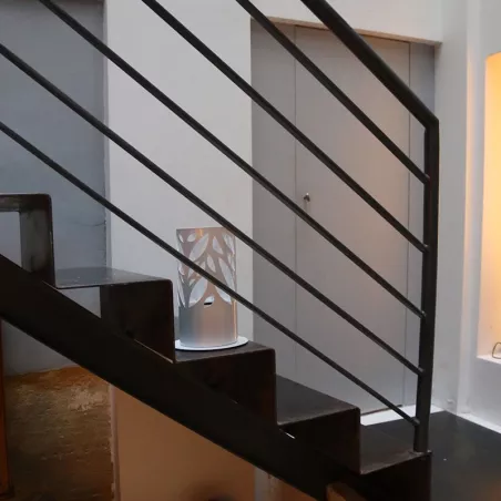 Cheminée à poser sur pied Marina Couleur Blanc