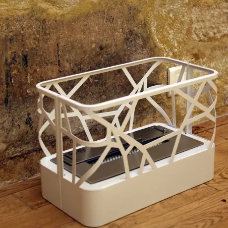 Poêle éthanol de table Etnica Couleur Blanc