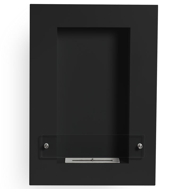 Foyer éthanol mural vertical Vertigo 2.7 kW Couleur Noir