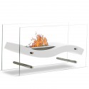 Cheminée galbée Sirius 3kW Couleur Blanc