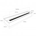 Brûleur bioéthanol 62cm/8kW