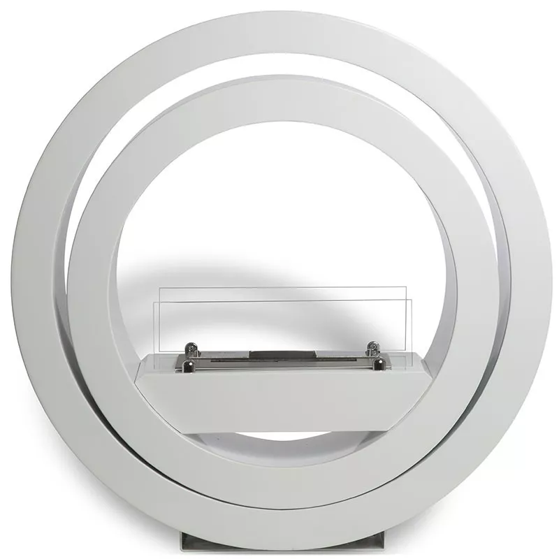 Chauffage d'appoint nomade rond Ina Couleur Blanc