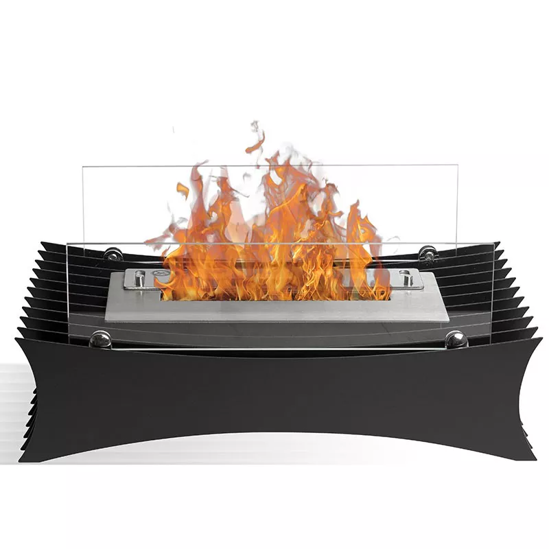 Tuscany, 3kW free-standing fireplace. Colour Black
