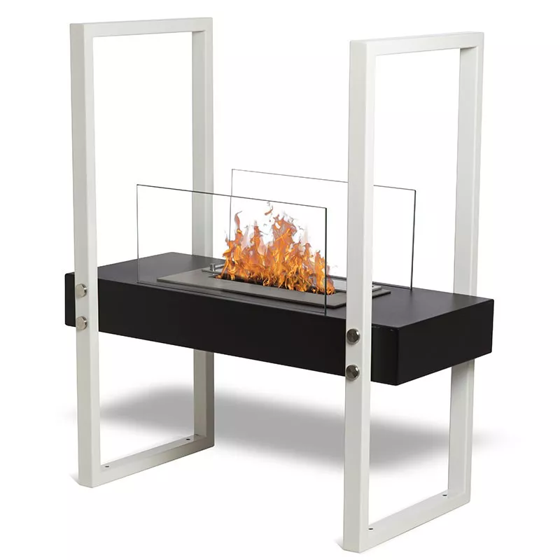 Cheminée sur cadre Aversa 3kW. Couleur Noir