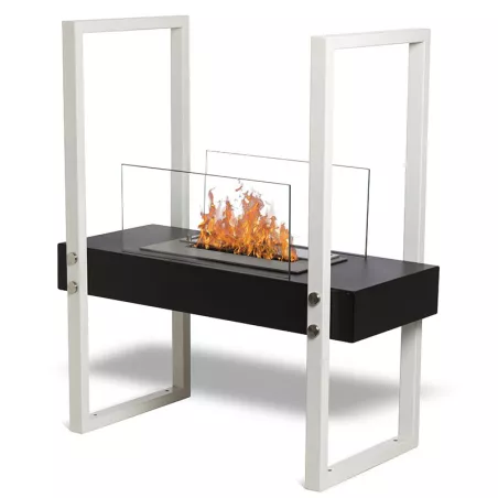 Cheminée sur cadre Aversa 3kW. Couleur Noir