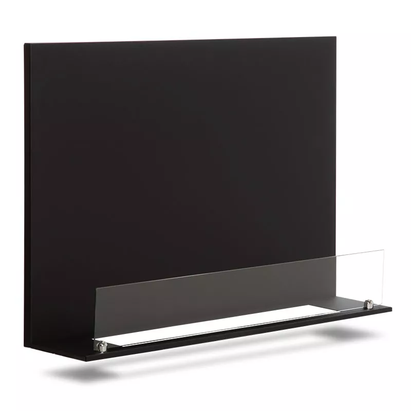 Black steel plates to decorate your bio-ethanol burner Steel plate width 75 cm plates for 52 cm burner