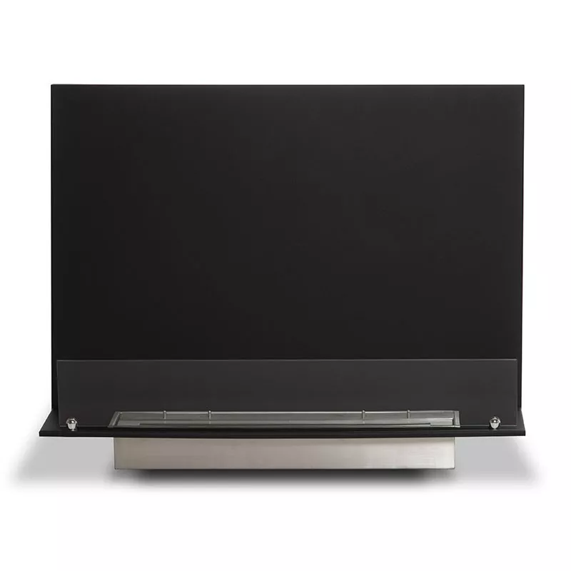 Black steel plates to decorate your bio-ethanol burner Steel plate width 75 cm plates for 52 cm burner