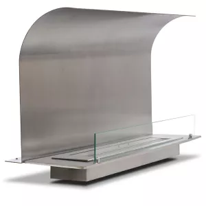 Protective plates for bio-ethanol burners