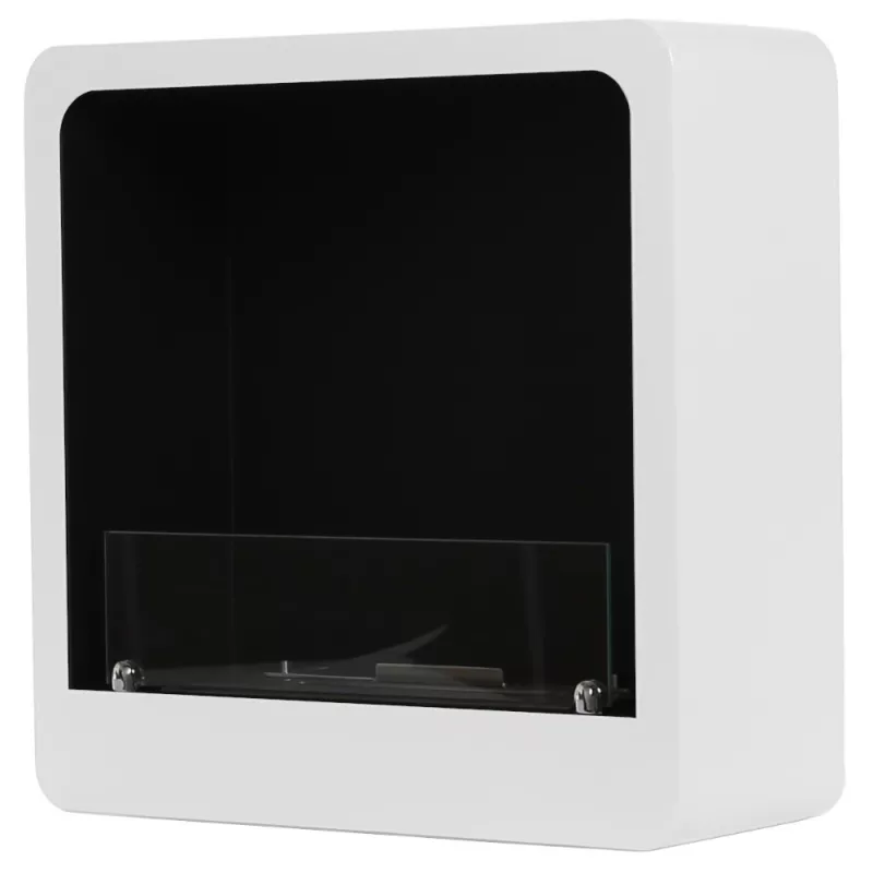 Cheminée Ethanol moderne et design - Arcadia Couleur Blanc Brillant
