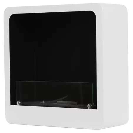 Cheminée Ethanol moderne et design - Arcadia Couleur Blanc Brillant