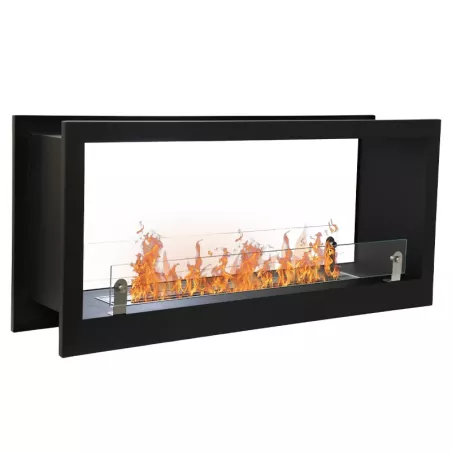 Verra XL Built-In Fireplace Colour Black