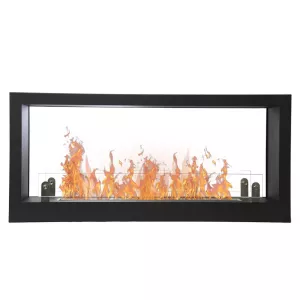 Verra XL 2-sided built-in fireplace