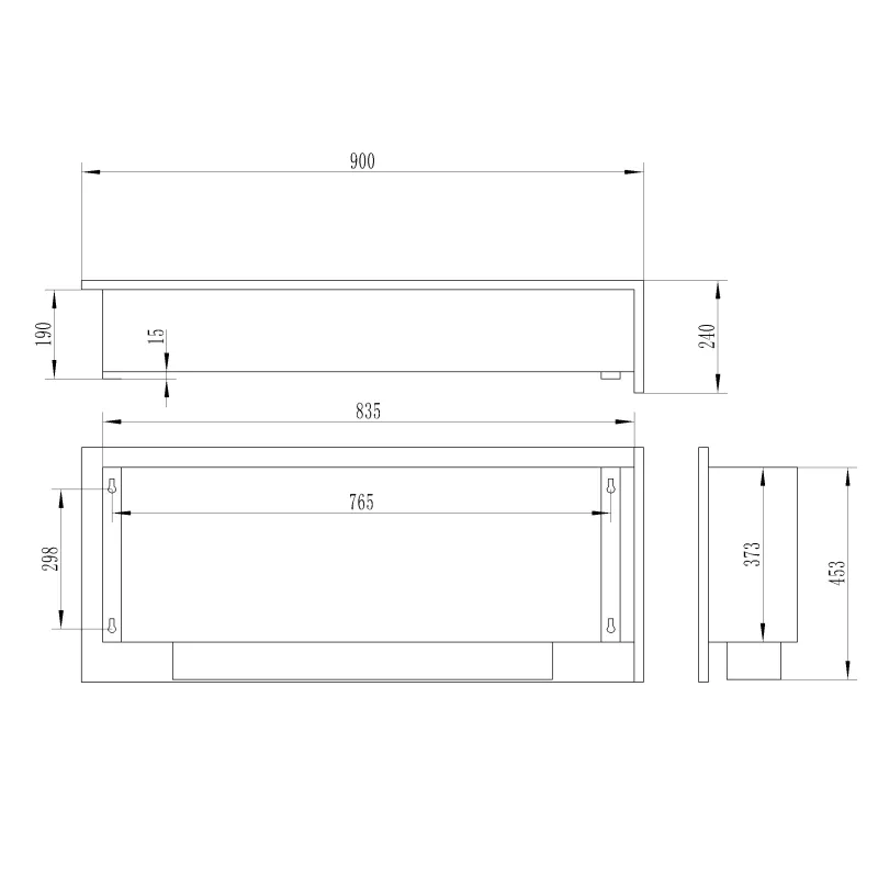 Murcia Built-In Corner Fireplace