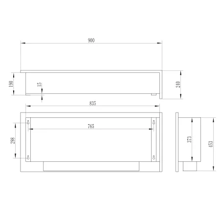 Murcia Built-In Corner Fireplace