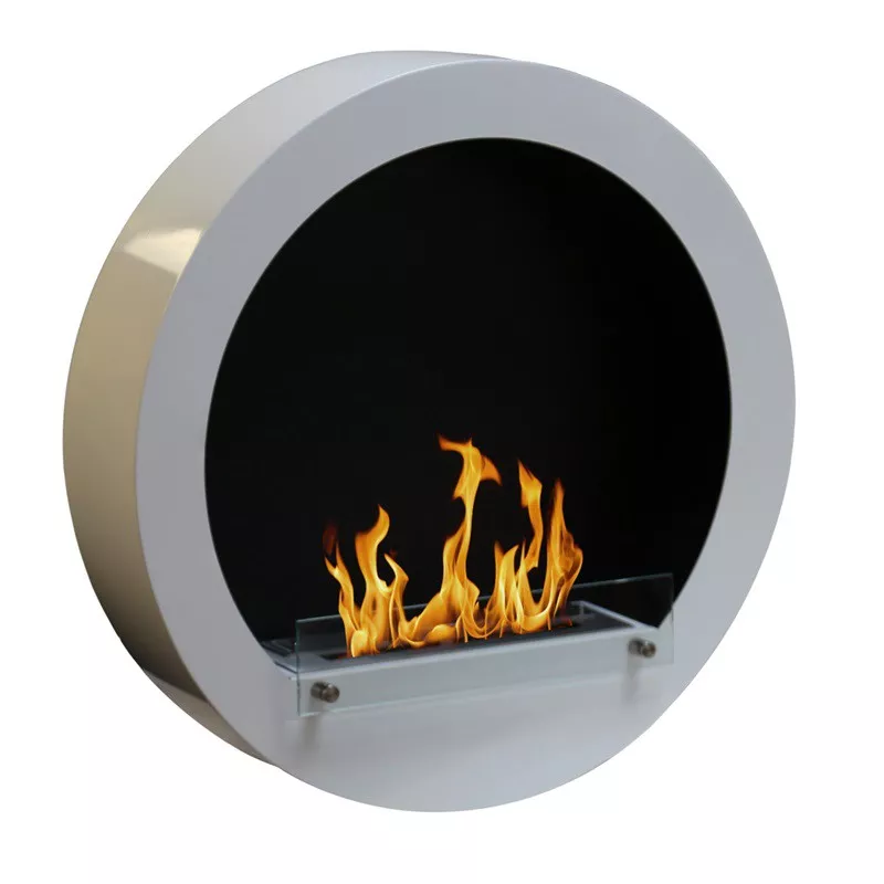 Hublo XL Ethanol Fireplace Colour White