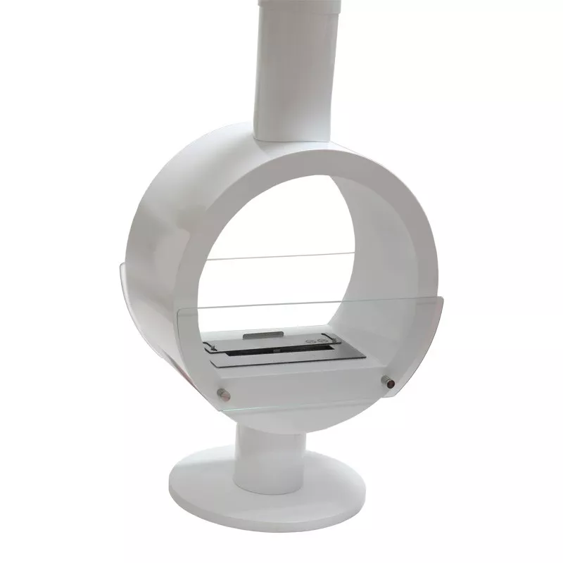 ZENICA Ethanol Fireplace Colour Brilliant White