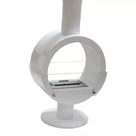 ZENICA Ethanol Fireplace Colour Brilliant White