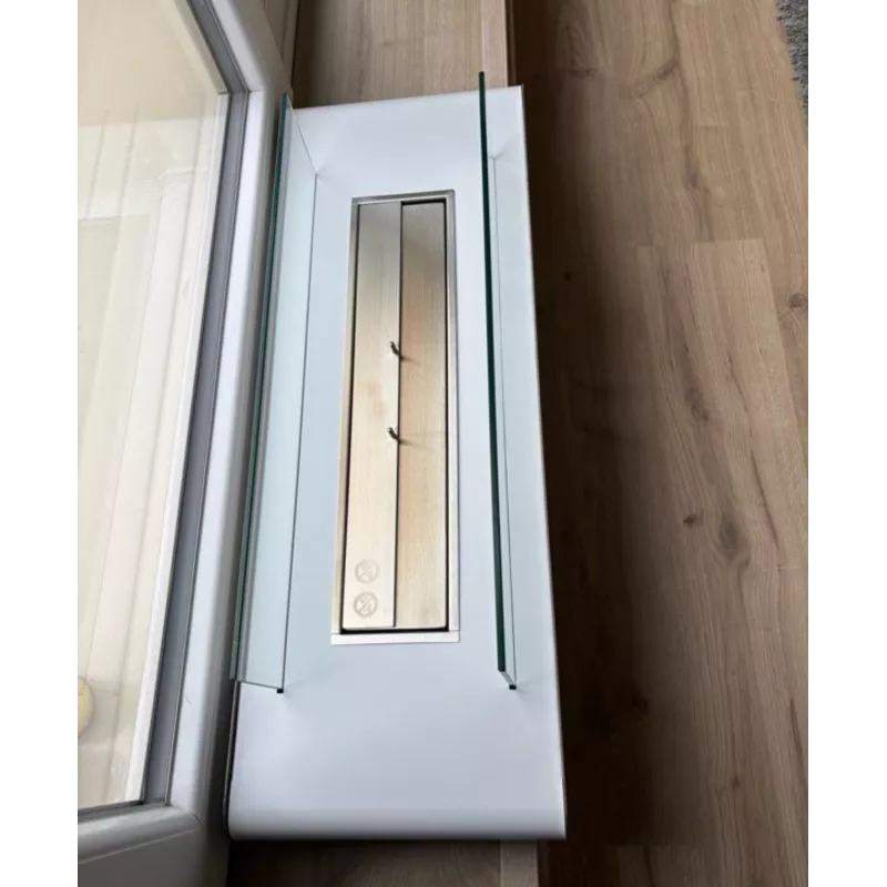 Poêle de sol bio éthanol 6.5 KWH Sand Couleur Noir