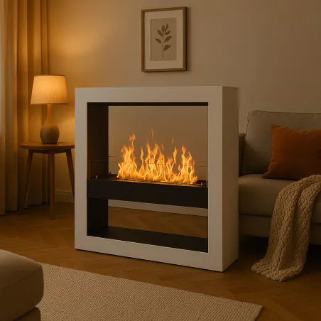 XXL ethanol fireplace Calgari, 80 cm burner