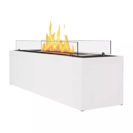 Cheminée bio XXL Capri : 9kW Couleur Blanc