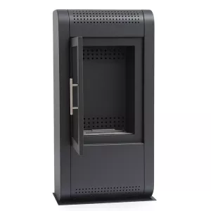 Cheminée éthanol Fontana – Poêle vertical à poser, 3 kW de chaleur