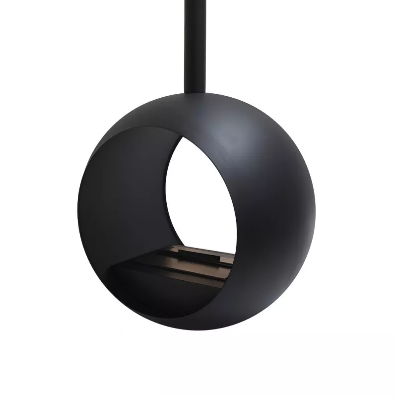 Cheminée éthanol Cento suspendue – Sphère design & chaleur 3000W