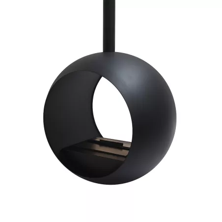 Cheminée éthanol Cento suspendue – Sphère design & chaleur 3000W