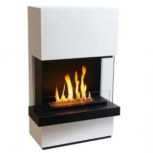 Cheminée éthanol Rimini XXL – 5 kW | Design épuré & haute capacité