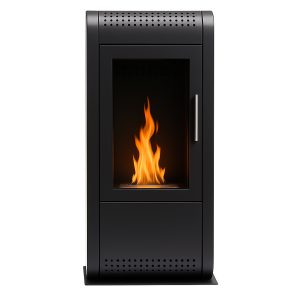 Cheminée éthanol Fontana – Poêle vertical à poser, 3 kW de chaleur