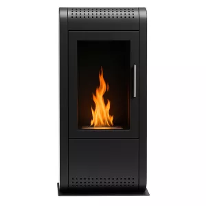 Cheminée éthanol Fontana – Poêle vertical à poser, 3 kW de chaleur