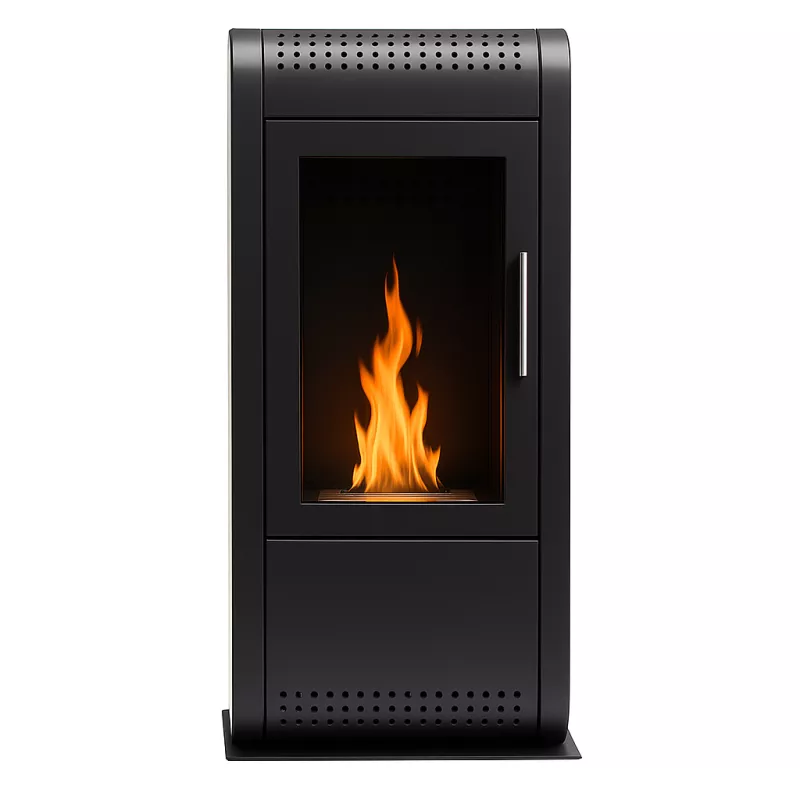 Cheminée éthanol Fontana – Poêle vertical à poser, 3 kW de chaleur