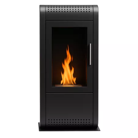 Cheminée éthanol Fontana – Poêle vertical à poser, 3 kW de chaleur