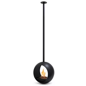 Cheminée éthanol Cento suspendue – Sphère design & chaleur 3000W