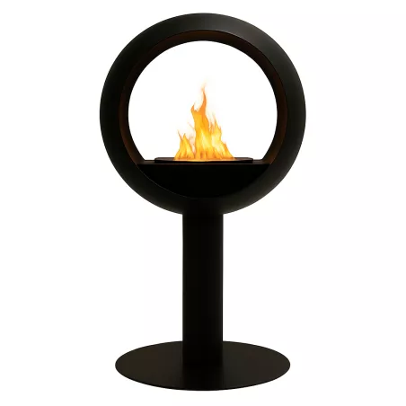 Cheminée éthanol Voltera – Poêle rond à poser, 3 kW de puissance